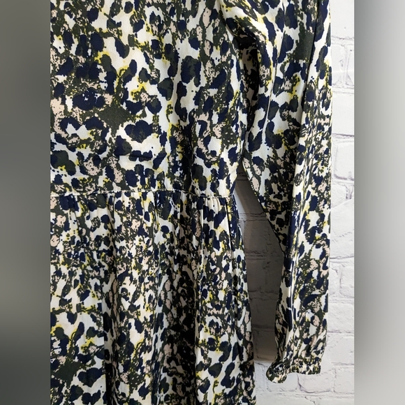 CREAMIE Gorgeous Dress! Girls' 8  Lined Animal Print Long-sleeved Party Dress - Picture 4 of 11